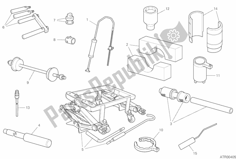 All parts for the 01b - Workshop Service Tools of the Ducati Multistrada 950 S Touring 2020